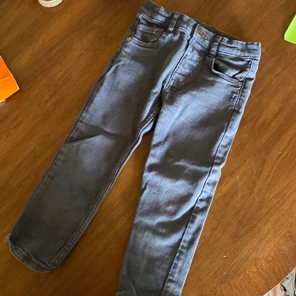 Boys 3-4T zara jeans, charcoal grey, slim/regular